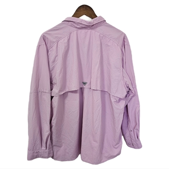 Columbia utility light button jacket lavender pink long sleeve pockets s… - Picture 7 of 10